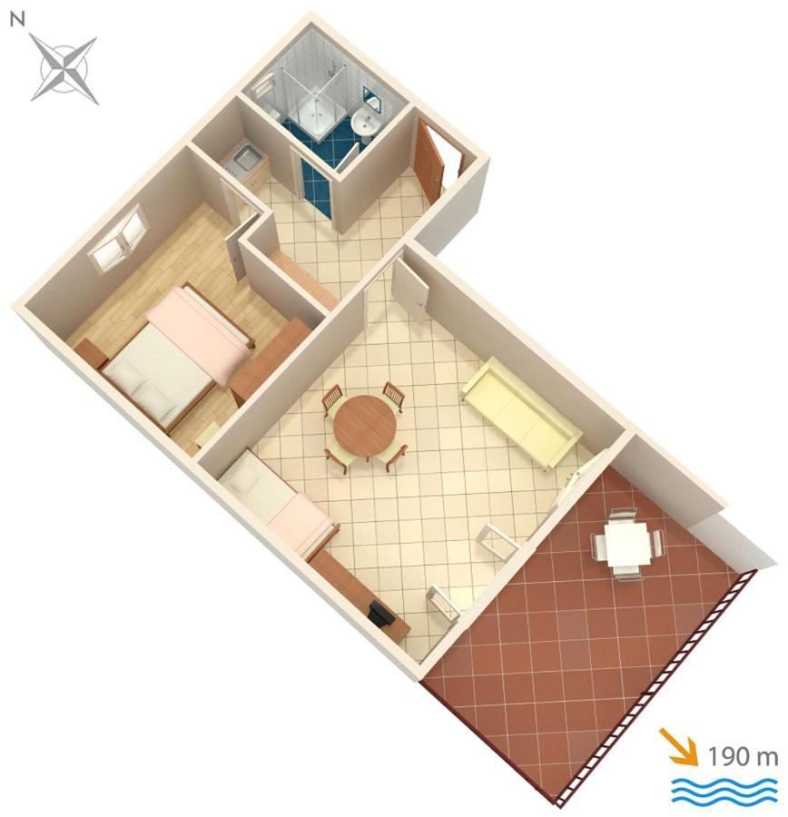 Apartments By The Sea Rastici, Ciovo - 2104 โตรกีร์ ภายนอก รูปภาพ
